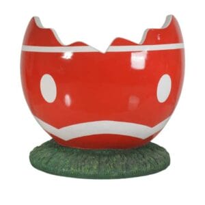 3 Foot Cracked Easter Egg Photo Op Fiberglass Display