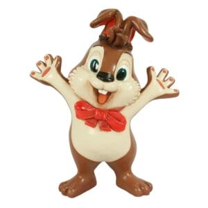 3 Foot Easter Bunny Standing Fiberglass Display