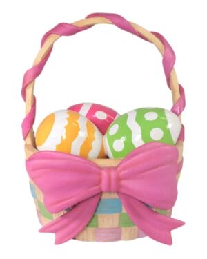 5 Foot Easter Egg Basket Fiberglass Display