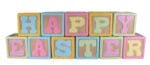 18 Foot Happy Easter Blocks Fiberglass Display