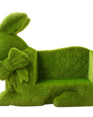 6 Foot Grass Bunny Sofa Fiberglass Display