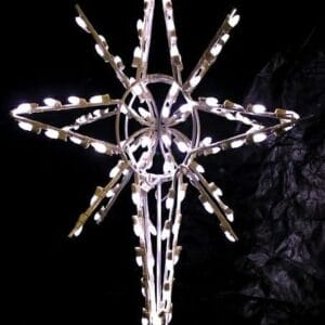 3' 3D Nativity Star LED Commercial Tree Topper