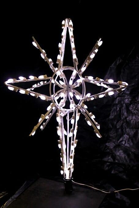 3' 3D Nativity Star LED Commercial Tree Topper