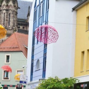 3' 3D Umbrella Fiberglass Light Display