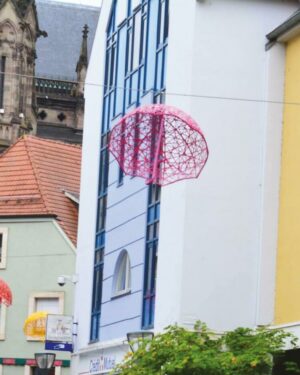 3' 3D Umbrella Fiberglass Light Display