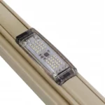 commercial permanent lighting track sand color
