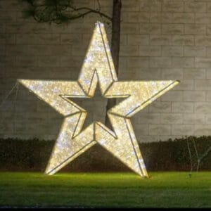 10' Shimmering Star Dimensional Display