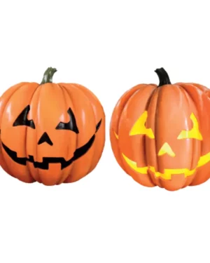 5' Pumpkin Lantern Halloween Fiberglass Display