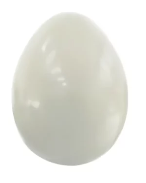 1' White Easter Egg Fiberglass Display