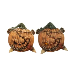 1.5' Evil Pumpkin Halloween Fiberglass Display