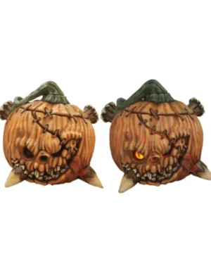 1.5' Evil Pumpkin Halloween Fiberglass Display