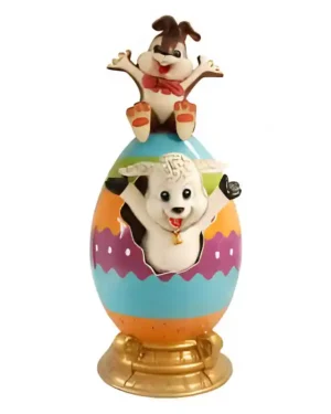 10' Easter Egg Lamb and Bunny Fiberglass Display
