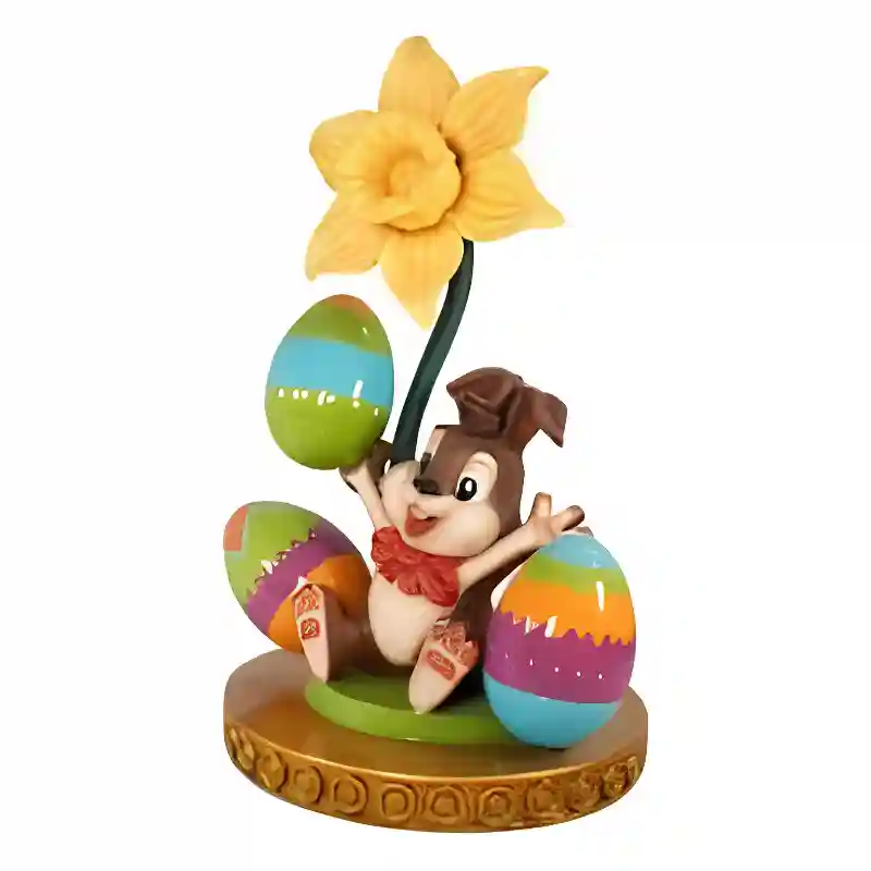7' Easter Flower and Multicolored Eggs Fiberglass Display