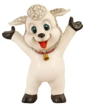 4 Foot Easter Lamb Standing Fiberglass Display