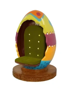 6.5' Easter Egg Chair Fiberglass Display