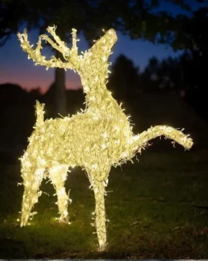 Creative Displays 6.5 Ft Grapevine Deer