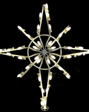 8' 2D Nativity Star LED Commercial Tree Topper