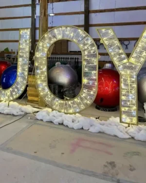 2D Letter Displays