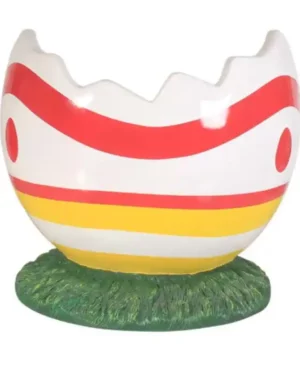 3 Foot Pink & Yellow Cracked Easter Egg Photo Op Fiberglass Display