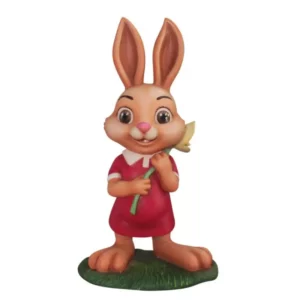 2 Foot Bella The Easter Bunny Fiberglass Display