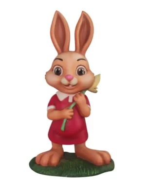 2 Foot Bella The Easter Bunny Fiberglass Display