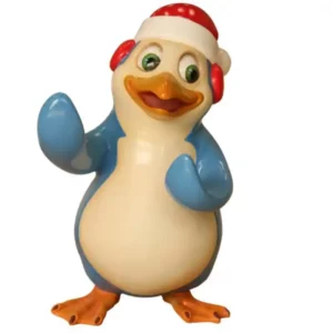 3' Bob the Penguin Building Fiberglass Holiday Display