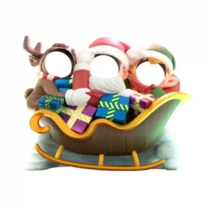 5' Santa's Delivery Photo Op Fiberglass Display