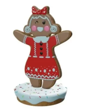 5' Sofia the Gingerbreadwoman Fiberglass Display