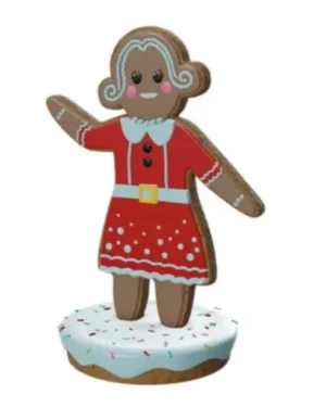 5.5' Emma the Gingerbreadwoman Fiberglass Display