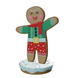 5.5' Archie the Gingerbreadman Fiberglass Display