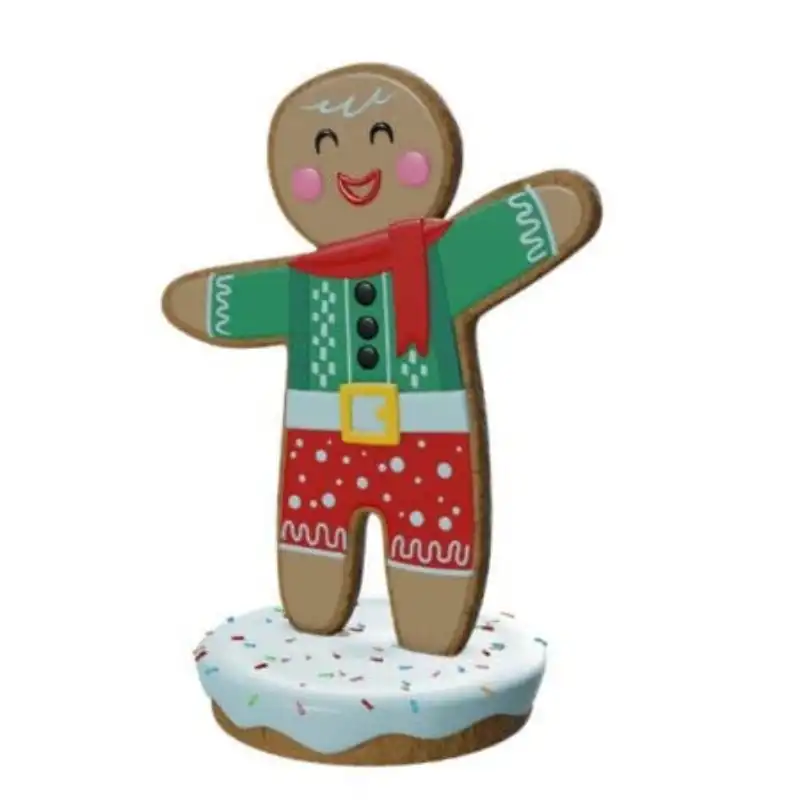 5.5' Archie the Gingerbreadman Fiberglass Display