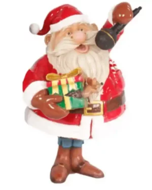 4' Santa Star Fiberglass Holiday Display