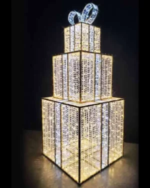 9' Majestic Packages Holiday Light Display