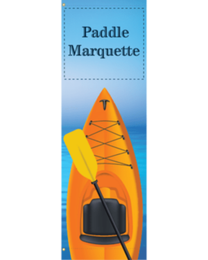 Kayak The Day Away Street Banner