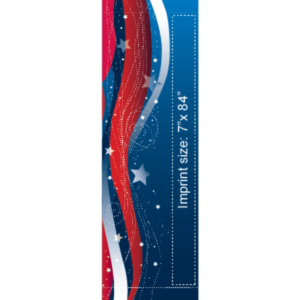 July 4th Star Streamers Street Banner 12932
