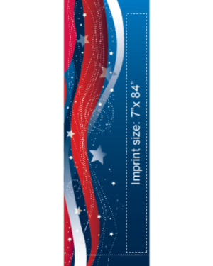July 4th Star Streamers Street Banner 12932