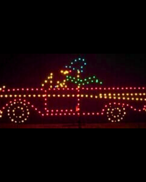 4' Snowman In Chevy Holiday Light Display