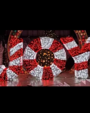 6' Joy Garland Letters Dimensional Display