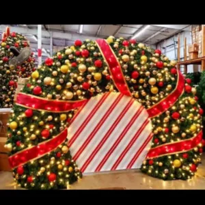 9' Wreath Arch Holiday Lighting Display