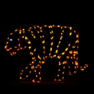 5' Tiger Holiday Light Display
