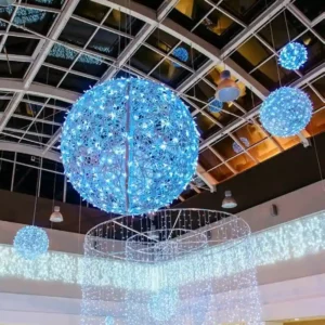 3D Orb Fiberglass Light Display
