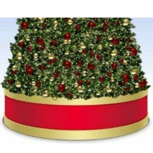 4' Drum Style Panel Tree Riser Ring