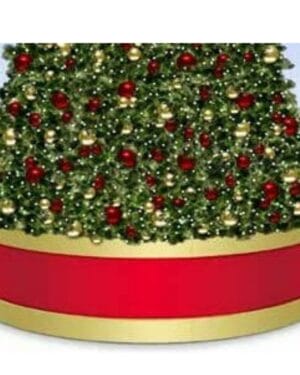 4' Drum Style Panel Tree Riser Ring