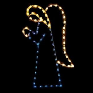 6' Praying Angel Holiday Light Display