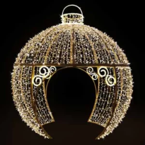 12' Cinderella Walkthrough Ornament Holiday Light Display