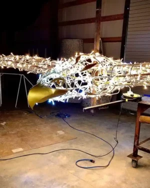 3D Flying Eagle Light Display
