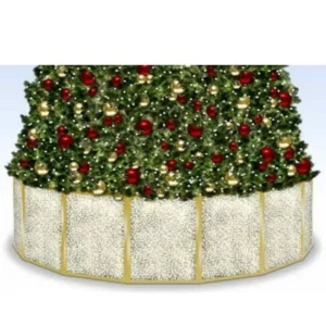 4' Panel Tree Base Skin With PVC Mesh Lighting