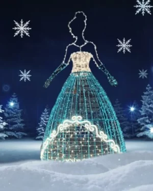 16' Princess Custom Holiday Light Display
