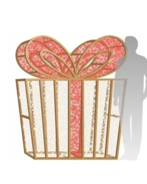 6' LED Present Light Up Dimensional Display