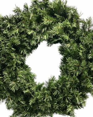 48" Non-Lit Taiga® Evergreen Wreath